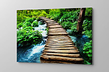 Obraz Drevený mostík 1930